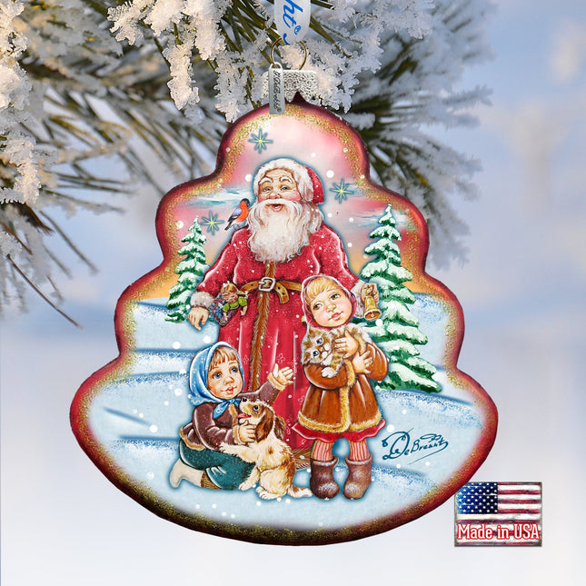 Time to Share Tree Glass Ornament by G. DeBrekht - Christmas Decor - 762-005-0