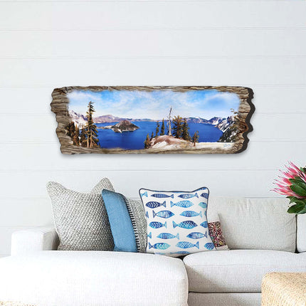 Lake View Wooden Wall Art by G. DeBrekht Coastal Decor - 8491107W-2