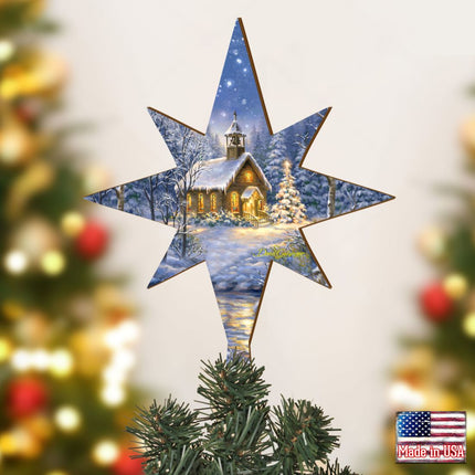 Angel Of Peace Tree Topper by D. Gelsinger - Christmas Decor - 89484-DG-3