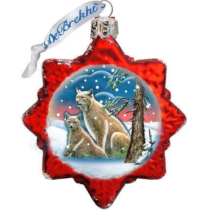 Mercury Glass Ornaments Set of 3 by G. DeBrekht - Wildlife Holiday Decor - 770113S3-2