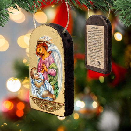 Blessing Angels Religious Christian Sacred Icon Ornament - Inspirational Icon Decor - 87028-3