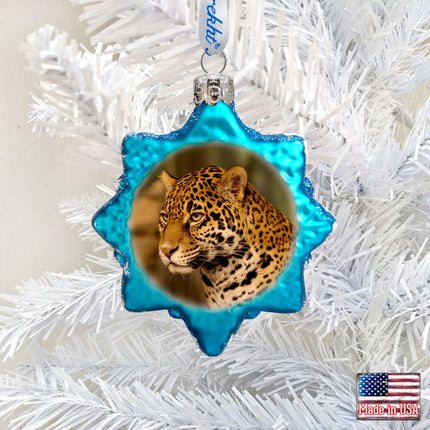Cheetah Mercury Glass Ornament by G. DeBrekht - Wildlife Holiday Decor - 771041-1