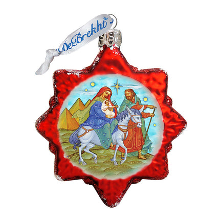 Nativity Mercury Glass Ornament by G. DeBrekht - Nativity Holiday Décor - 772021-4