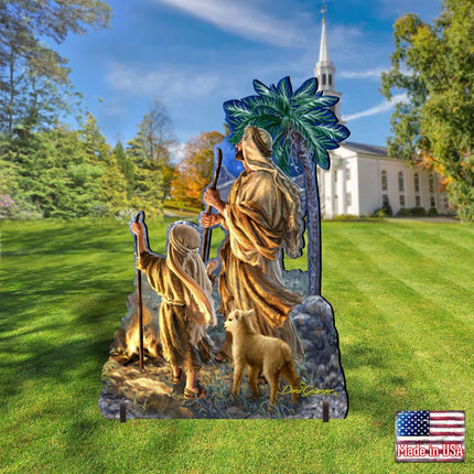 Shepherds Keeping Watch Nativity Outdoor Decor by D. Gelsinger - Nativity Holiday Decor - 8461023F-1838-2