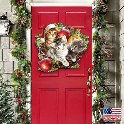Christmas Wreath Holiday Door Decor by D. Gelsinger - Christmas Decor - 8461027-1H-1607-3