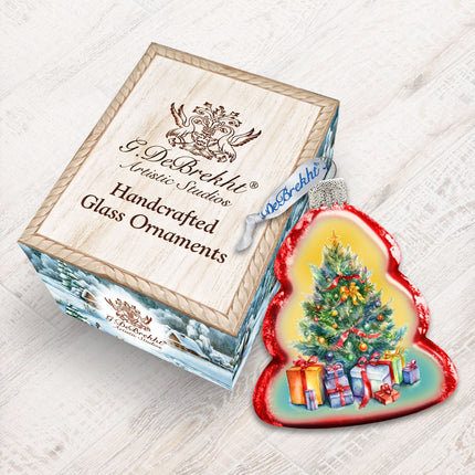 Christmas Tree Mercury Glass Ornaments by G. Debrekht - Christmas Decor - 776028-3