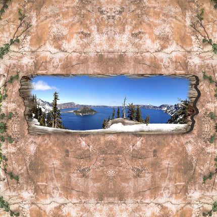 Lake View Wooden Wall Art by G. DeBrekht Coastal Decor - 8491107W-4