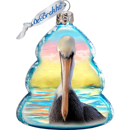 Seabirds Mercury Glass Ornaments Set of 3 by G. DeBrekht - Coastal Holiday Decor - 770123S3-2