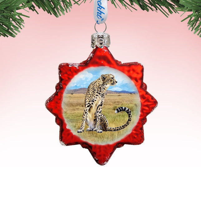 Japer Mercury Glass Ornament by G. DeBrekht - Wildlife Holiday Decor - 771040-0