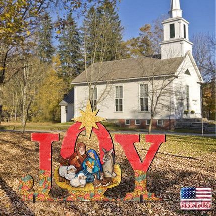 Joy Outdoor Nativity Set by G. DeBrekht - Nativity Holiday Decor - 8121454F-S3M-2