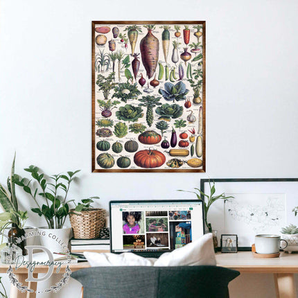 Root Vegetables Wall Decor - Kids room - ABC 123 Kids - Homeschool I Educational Poster - Art for kids - Vegetables - Classroom Decor 310226-2
