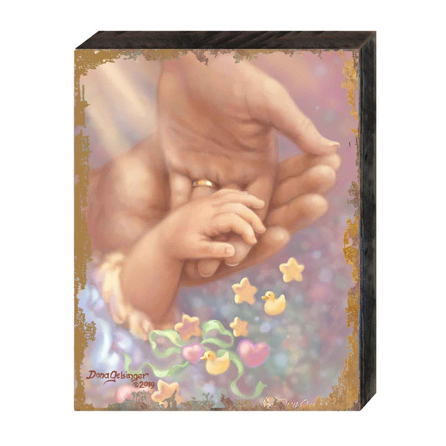 Little Miracle Wooden Wall Art by D. Gelsinger - Nativity Holiday Decor - 95662B04-0