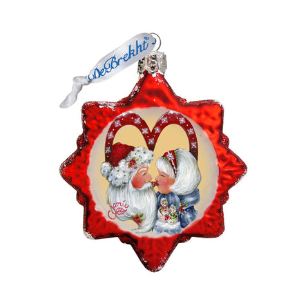 So Much in Love Mercury Glass Ornament by Jamie Mills-Price - Christmas Santa Snowman Decor - 778209-7514-4