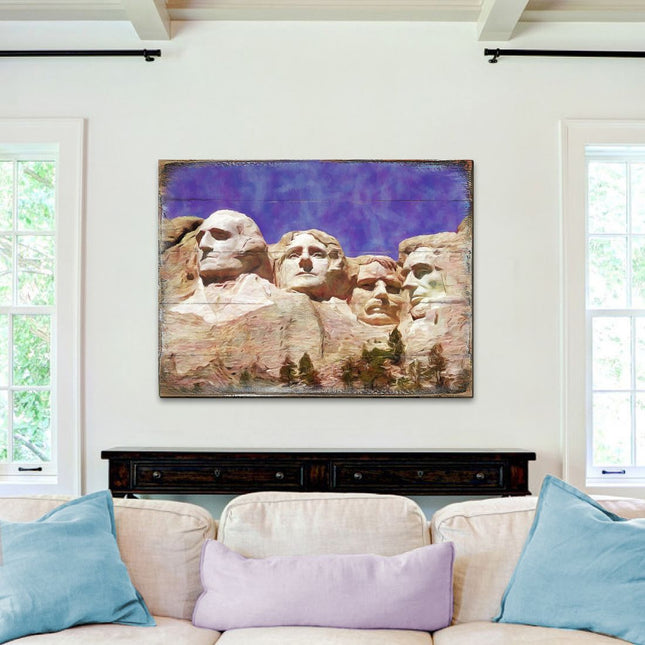 Amarante Mount Rushmore Wooden Wall Art by Nature Wonders - Nature Wildlife Decor  - 95247B-0