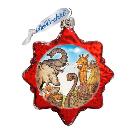 Noah's Ark Mercury Glass Ornament by G. DeBrekht - Nativity Holiday Decor - 773030-4
