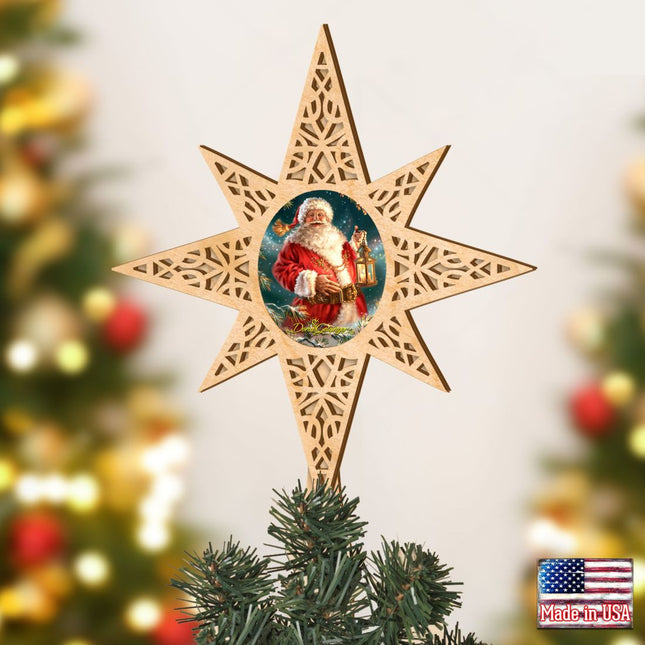 Enchanted Santa Tree Topper by D. Gelsinger - Christmas Decor - 89485-DG-0