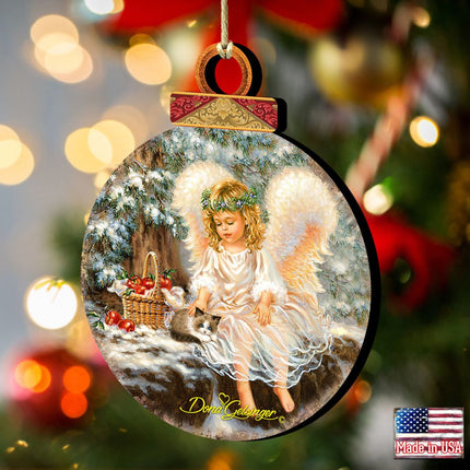 Winter Companions Wooden Ornaments by Gelsinger - Nativity Holiday Decor - 8021120-0718-2
