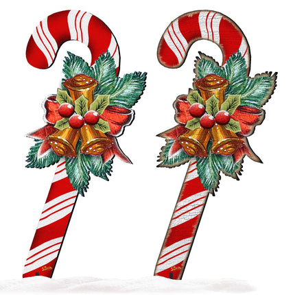 Christmas Candy Cane Holiday Outdoor Decor by G. DeBrekht - Christmas Decor - 8151924F-S2-4