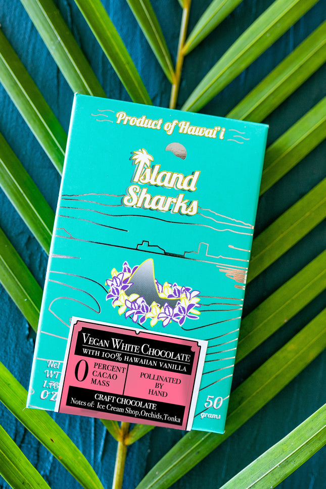 Vegan White Chocolate w 100% Hawaiian Vanilla Bean-0