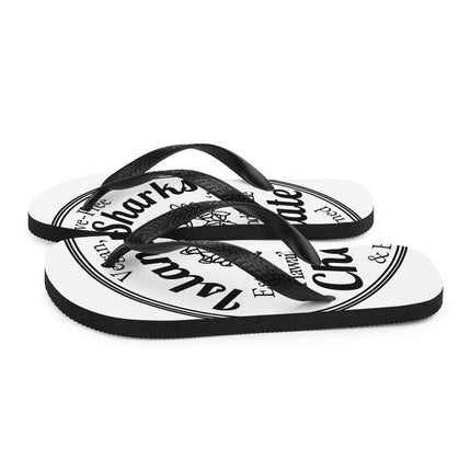 Island Sharks Chocolate Flip-Flops-4
