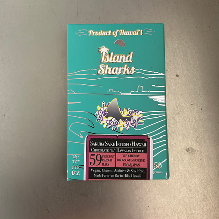 Sakura Sake Infused Hawaii Chocolate w/ Dried Big Island Lychee-0