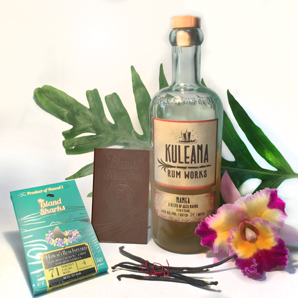 Kuleana Rum 71% Hawaiian Cacao Dark Chocolate with Hawaiian Vanilla-1