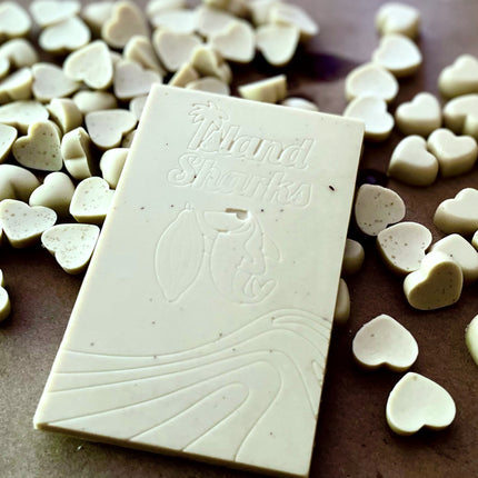 Vegan 0 Percent White Chocolate w/ 100% Hawaiian Vanilla Bean 3-Pack!-1