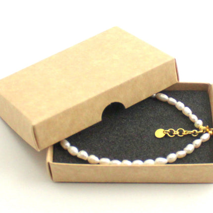 FreshWater Pearls Adult Anklet With Silver-1