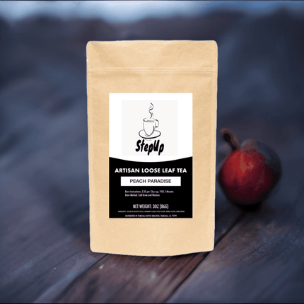 Peach Paradise Fruit Flavored Tea - Sweet and Refreshing | StepUp Coffee-2