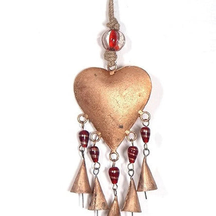 Heart Chime brass bells decorative ornaments-0