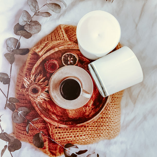 Cup of Tea Scent Soy Candle Two Sizes-1