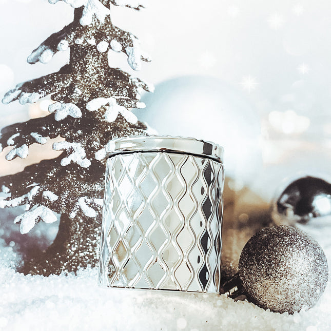 Holiday Snow Covered Pine Candle-0