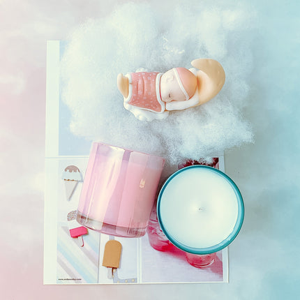 Baby Soft Candle In Blue Or Pink-1