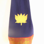 Burgundy with Black Lotus