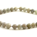 With Silver Beads / 16 cm (6.3 inches)(Small) / 6 mm