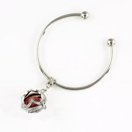 Lava stone cage bracelet-0