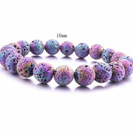 Lava Stone Essential Oil Bracelet- Space Rock-1