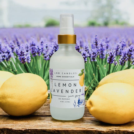 Lemon Lavender Room & Linen Spray – Fresh Citrus Lavender Air Freshener-0
