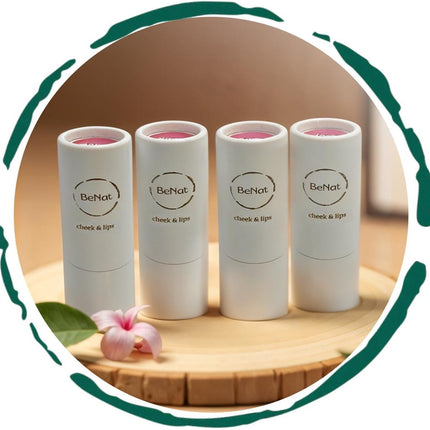 Lip & Cheek Bloom. 2 in 1 Natural Lipstick for Vibrant Color.-0