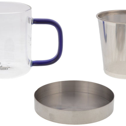 Milano Glass Tea Cup with Infuser-1