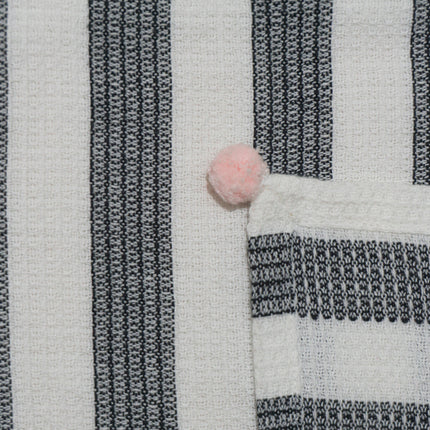 Waffle stripe Kitchen towel-3