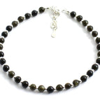 20-22 cm (7.9-8.6 inches) / With Silver Beads