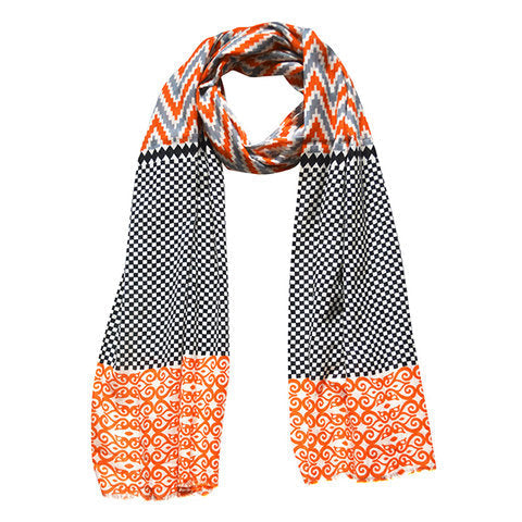 Sahara- Ikat Print fashion Scarf-0