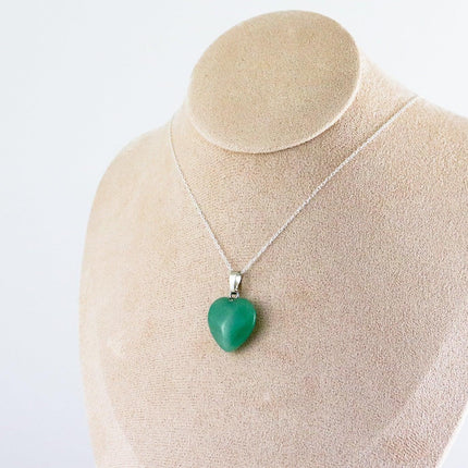 Pendant | Green Aventurine Heart-1