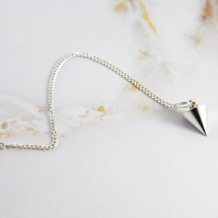 Cone Pendulum - Silver-plated brass-2