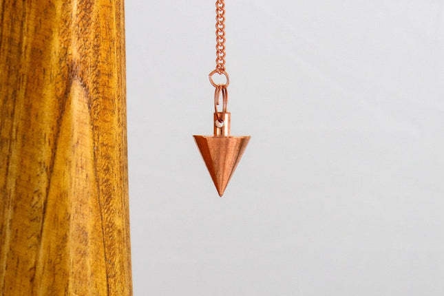 Cone Pendulum - Copper-plated brass-0