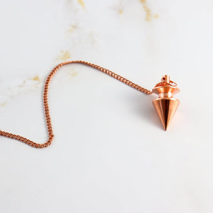 Triangle pendulum - Copper-plated brass-2