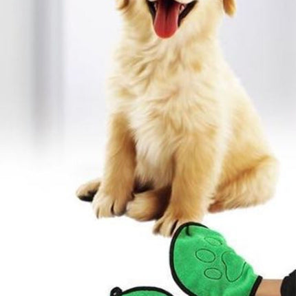 BeNat Pets. Dog Bath Towel Double Drop Pocket Design-2