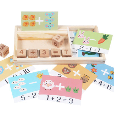 Wooden Cardboard for Children Math Learning-0