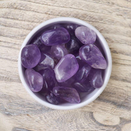 Amethyst tumbled stone-3